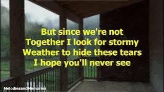 Crying In The Rain by The Everly Brothers - 1962 (with lyrics)