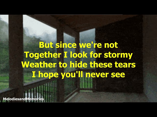 Crying In The Rain by The Everly Brothers - 1962 (with lyrics) class=