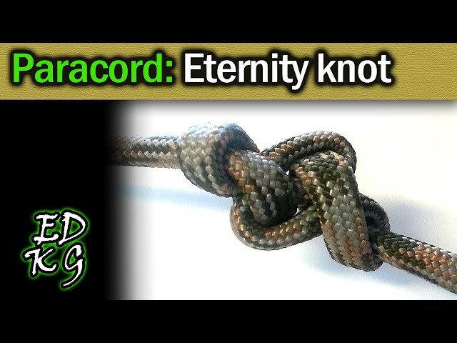 Simple Paracord Eternity Knot Single