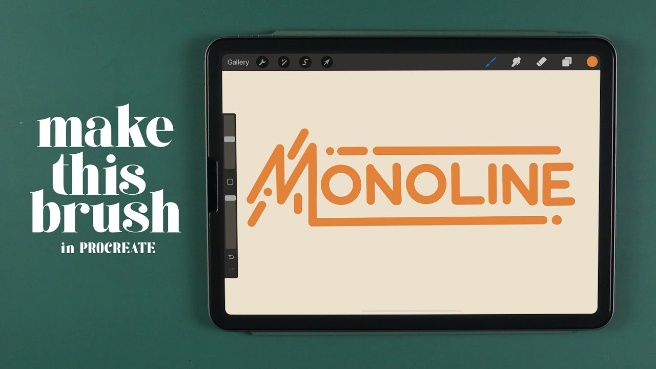 monoline brush procreate free