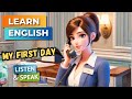 My first day as a receptionist improve your english  english listening skills  speaking skills