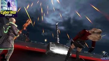 Cyber War: Cyberpunk Reborn Level 1-2 Fight With Night City GUARDIAN Gameplay Walkthrough Part 1