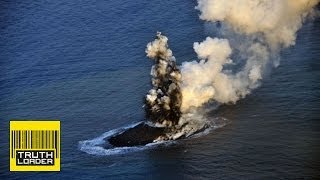 Dramatic volcanic eruption creates new island south of Tokyo - Truthloader Investigates