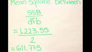 3N06 Stats - ANOVA
