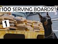 🤯We Built 100 Serving Boards IN ONE BATCH!