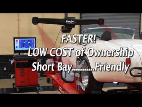 High Definition Wheel Alignment with Hunter's HawkEye™ Wheel Alignment Machine