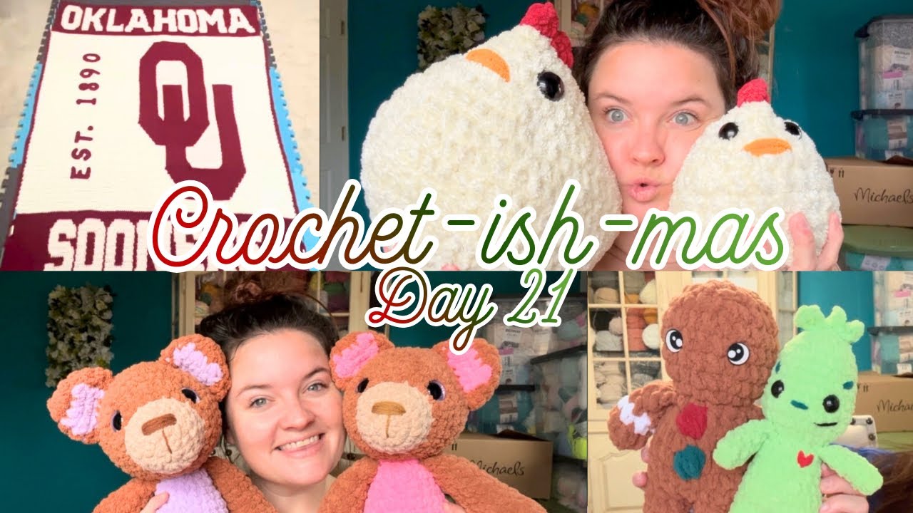 ✨🎄Рождество в стиле вязания крючком, День 21🎅🏼🎁 Заканчиваю заказы и снова занимаюсь пазлами!