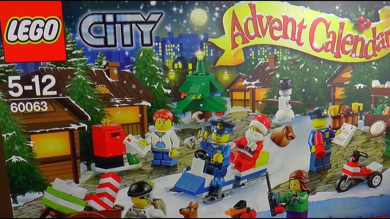 Лего Сити Новогодний Календарь Лего Сить 2014 Обзор Lego City 60063 ...