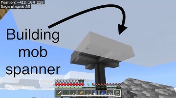 playing with skirsh Part, 1 building mob spawner ￼