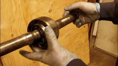 How to remove a Toyota 4x4 Birfield joint off an inner axle shaft
