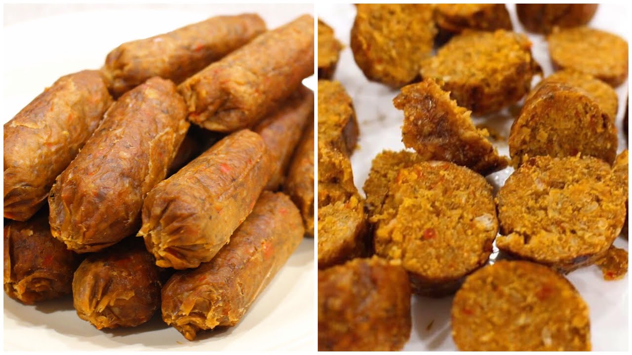 CHORIZO O LONGANIZA VEGANA | Sin gluten, ni soja