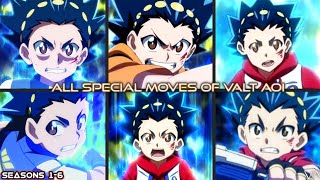 ALL SPECIAL MOVES OF VALT AOI [Seasons 1-6]