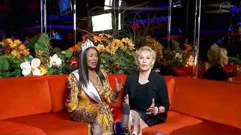 Martha Kisadha Ms Ruby on the red couch