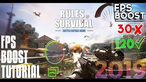 🔧[UPDATED] No Lag Rules of Survival-Fps boost.