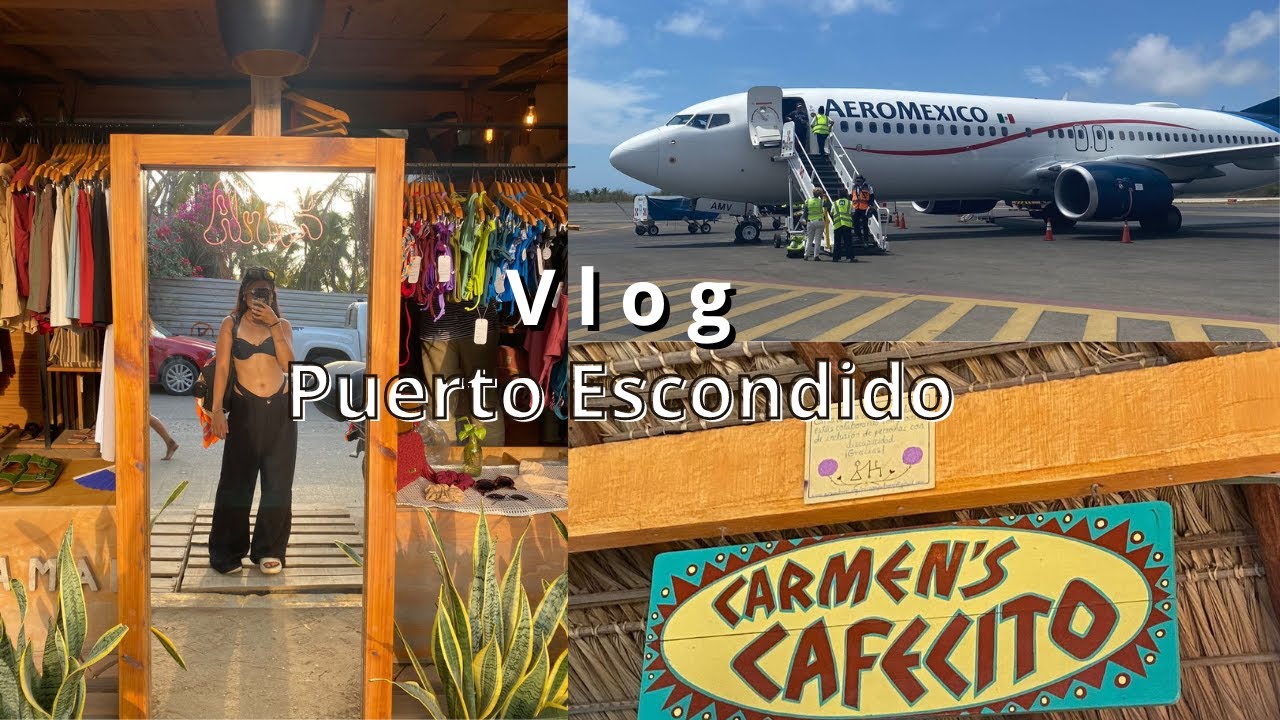 Vlog PXM | Me Fui de Voluntaria a Puerto Escondido 🌊☀️🏄‍♀️🦀