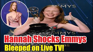 Emmys 2025 Shock Hannah Einbinder’s First Win Turns Explosive with Bleeped Speech on Stage