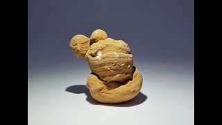 Calcite Stalagmite Mineral Specimen from Wenshan Mine, Yunnan, China