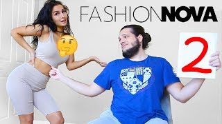 BOYFRIEND RATES MY FASHION NOVA OUTFITS + TRY ON HAUL