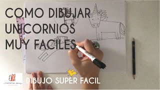 COMO DIBUJAR UNICORNIOS MUY FACILES