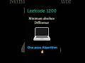 Minimum absolute difference (JAVA) easy code with one pass #youtubeshorts #viral #trending #music