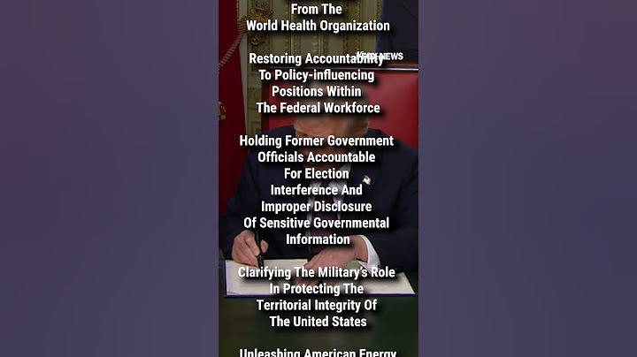 These are all the executive orders that President Trump signed on his first day back in office.