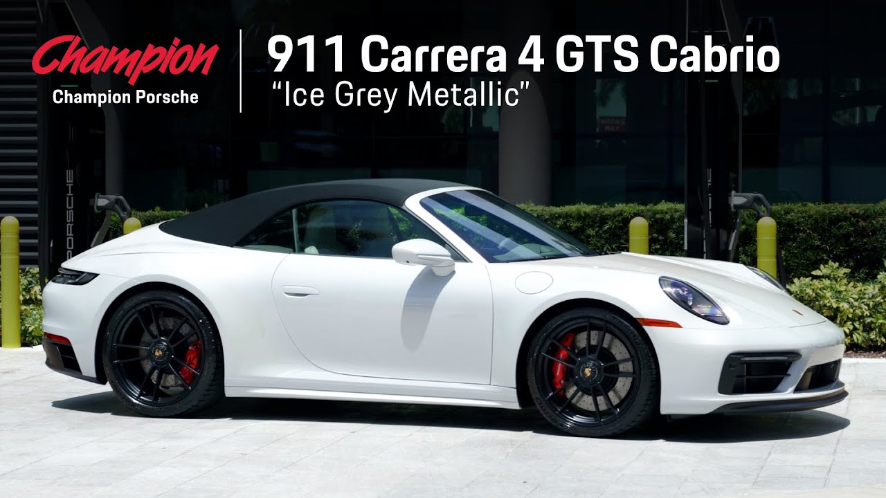 Champion Porsche | 911 Carrera 4 GTS Cabriolet in Ice Grey