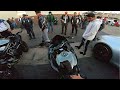 TWO NINJA H2'S & LABMBORGHINI AVENTADOR GO TO BIKE MEET!