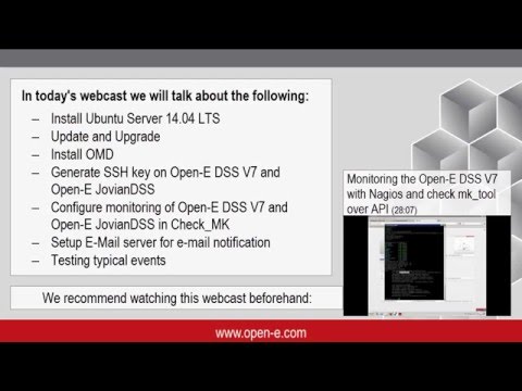 Monitoring Open-E DSS V7 and Open-E JovianDSS with Checkmk