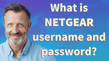 What is NETGEAR username and password?