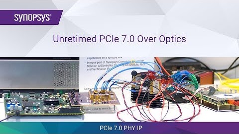 World’s First Unretimed PCIe 7.0 Over Optics at PCI-SIG DevCon 2024 | Synopsys