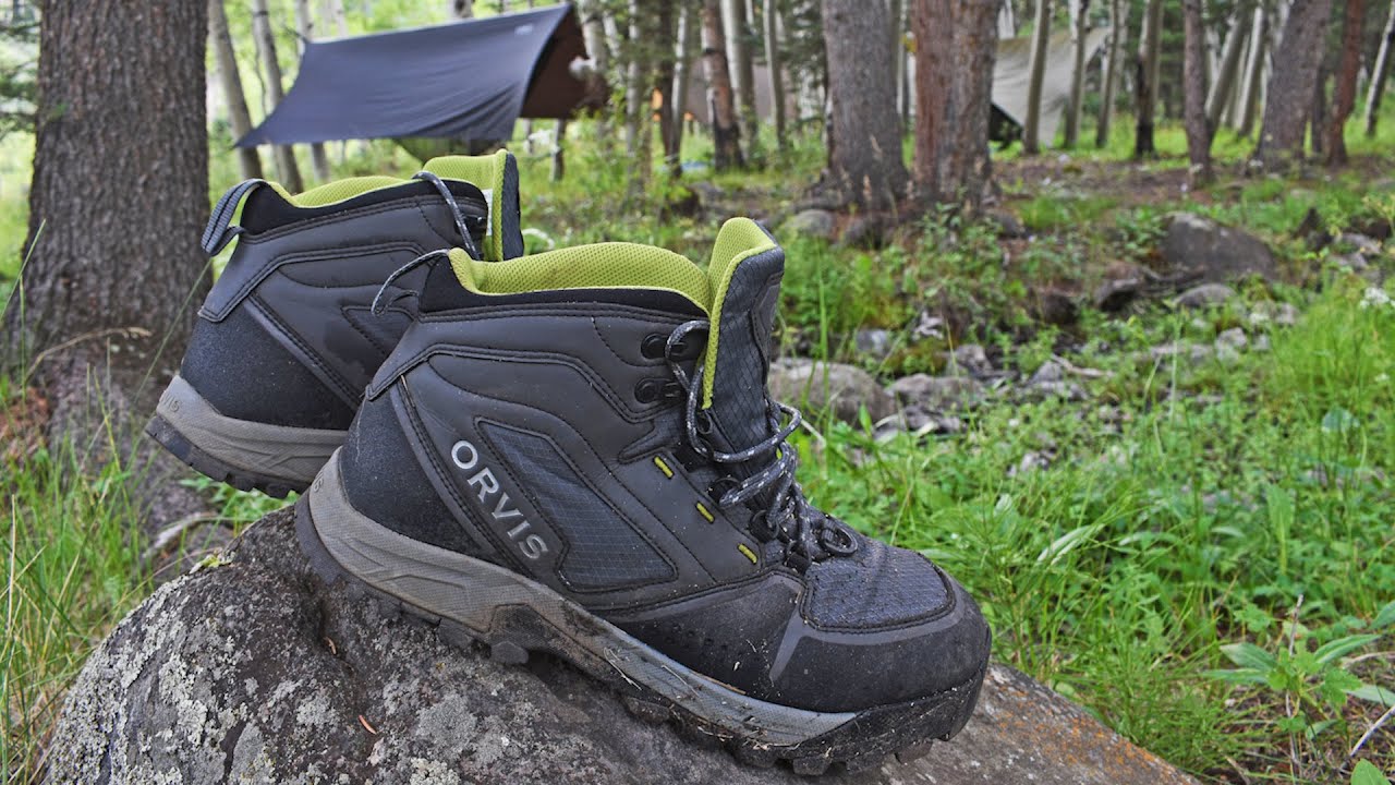 You need these Hiking/Wet Wading Boots - Orvis Ultralight Wading