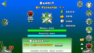 Geometry Dash | Bandit 100%! by Psynapse | HARD DEMON screenshot 5