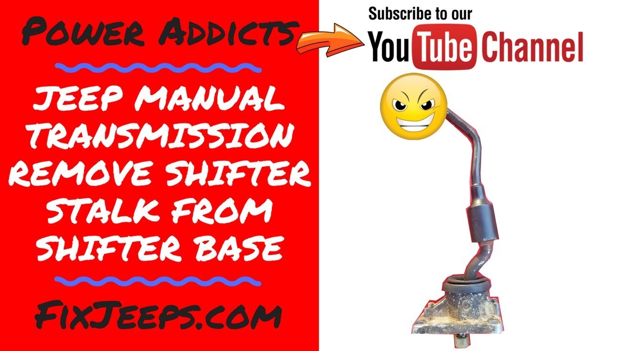 Jeep Wrangler YJ - How to remove a AX15 Jeep shifter from the base. -  YouTube