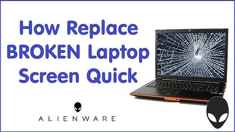 How Replace FIX Broken Alienware Laptop Screen (M15 X17 Area R2 13R3 M17 15 14 51M X14 X15 M17 LCD)