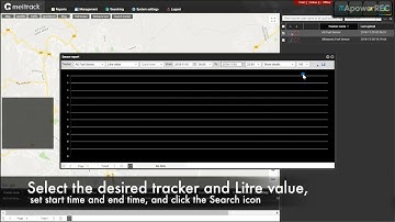 How to View Fuel Sensor Report | Meitrack GPS Tracking Software MS03