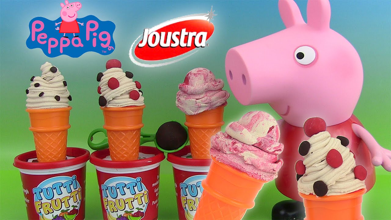 Pâte à modeler Parfumée Joustra Crème Glacée Peppa Pig Baby Alive Eats Play  Doh Ice Cream 