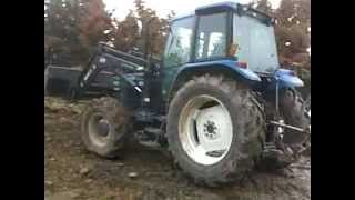 new holland 7840 con caricatore frontale sigma4