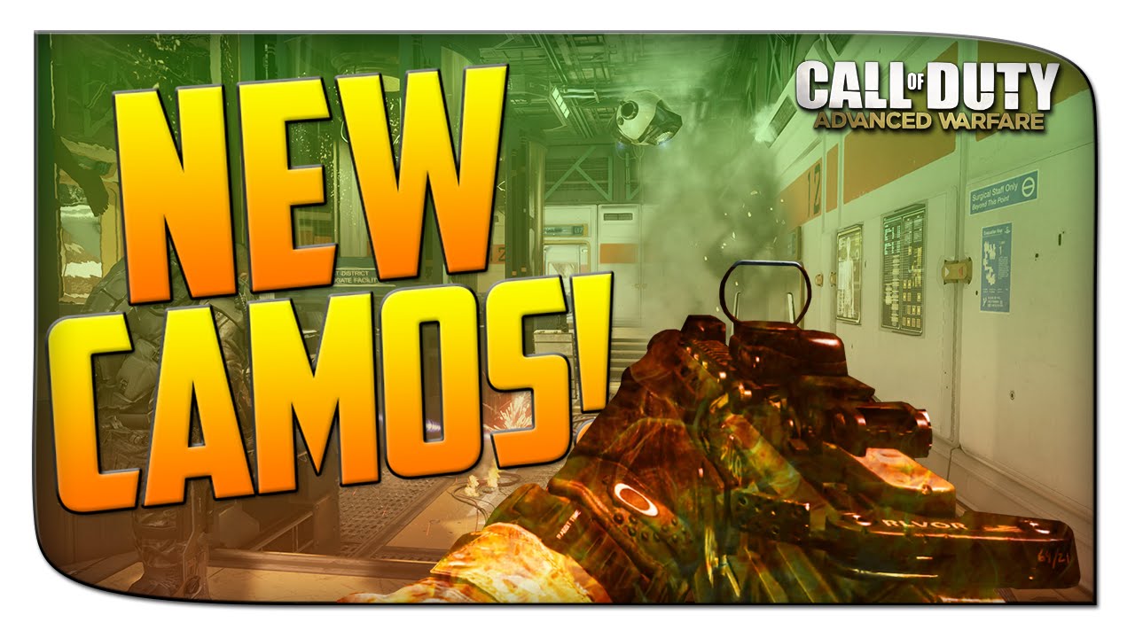 Call of Duty Advanced Warfare DLC CAMOS! "AW DLC Camos" Maga,Lightning