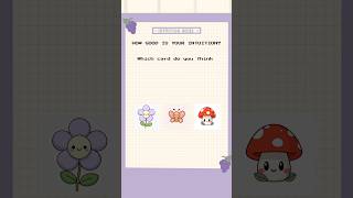 how Good is YOUR INTUITION? ASMR INTUITION TEST . Paper asmr #asmrshorts #asmrgames . ASMR GAME .