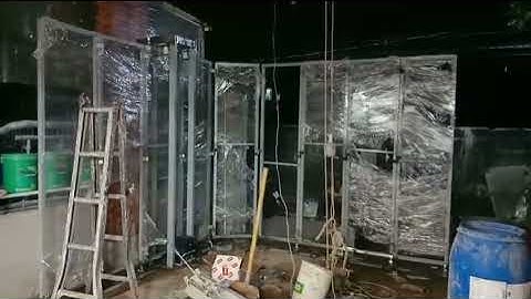 Hướng dẫn làm cửa cổng lùa cong không đường ray trên