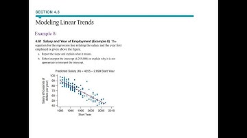 4.3 Modeling Linear Trends - Interpreting the Slope