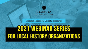 Local History Webinar: Georgia Historical Marker Program