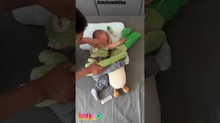 Exhausted from nonstop baby soothing? Baby Soothing Hand Pillow works!#Shorts