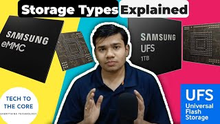 eMMC vs UFS Storage Types Explained | What's BEST for you ? RAM, Processor & Storage | Tech In-Depth