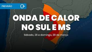 Weather Forecast Heat Wave And Storms In Brazil This Weekend March 28th And 29th 2026