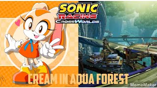 Sonic Racing CrossWorlds: Cream in Aqua Forest