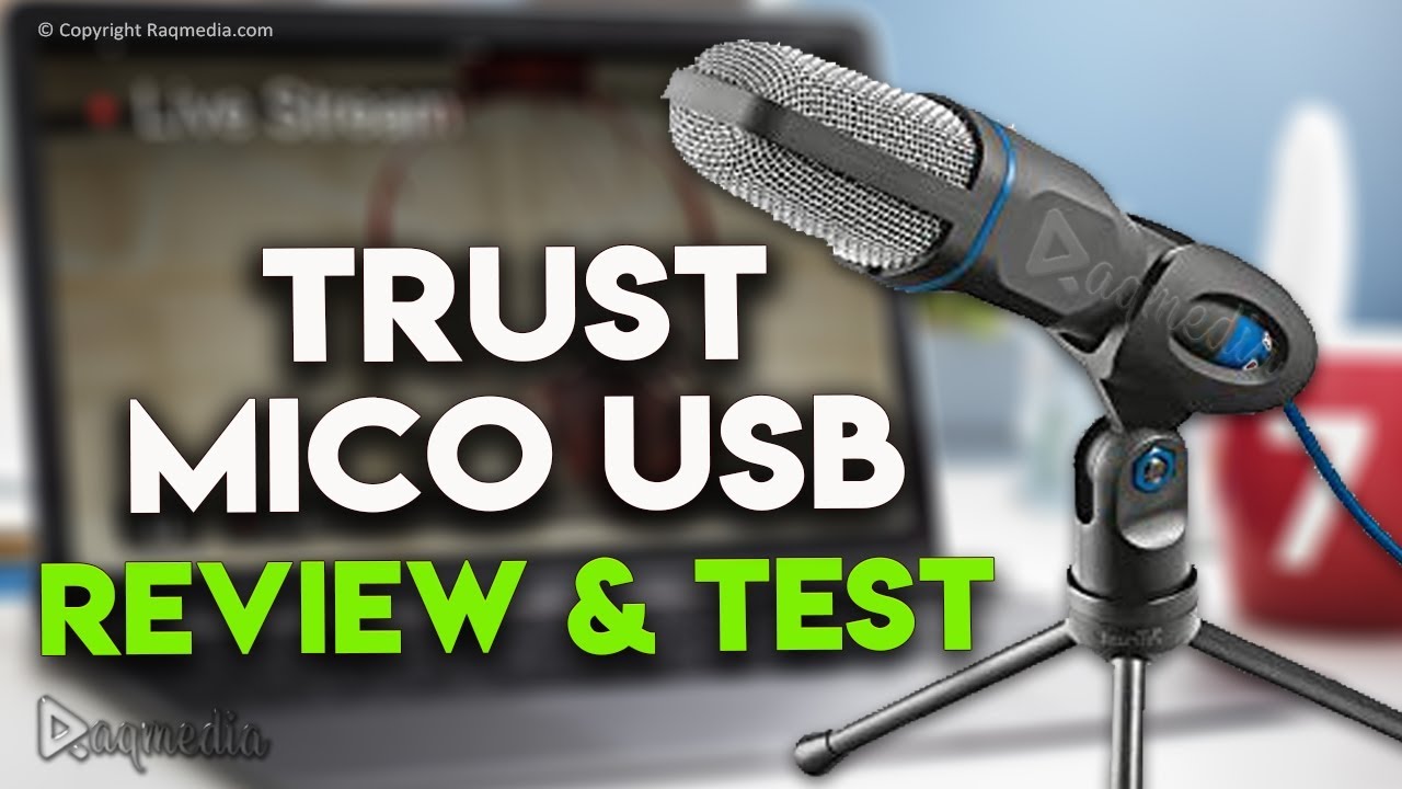 Trust Mico Usb Microphone Review Audio Test Youtube