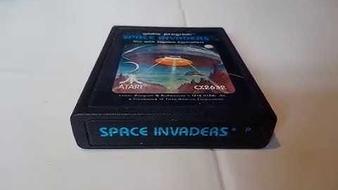 SPACE INVADERS Atari 2600 Video Computer System Game Program Cartridge PAL Region Version 29.01.20