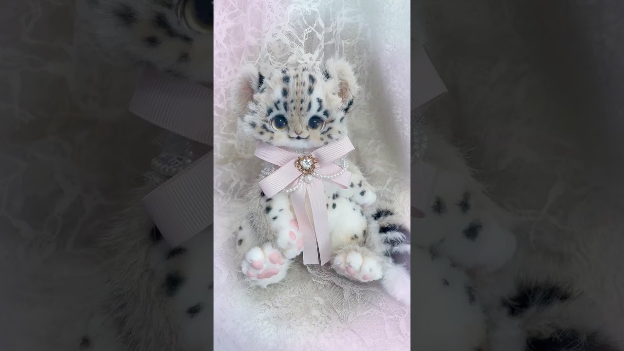 豹 #アートドール #ぬいぐるみ #ハンドメイド - YouTube