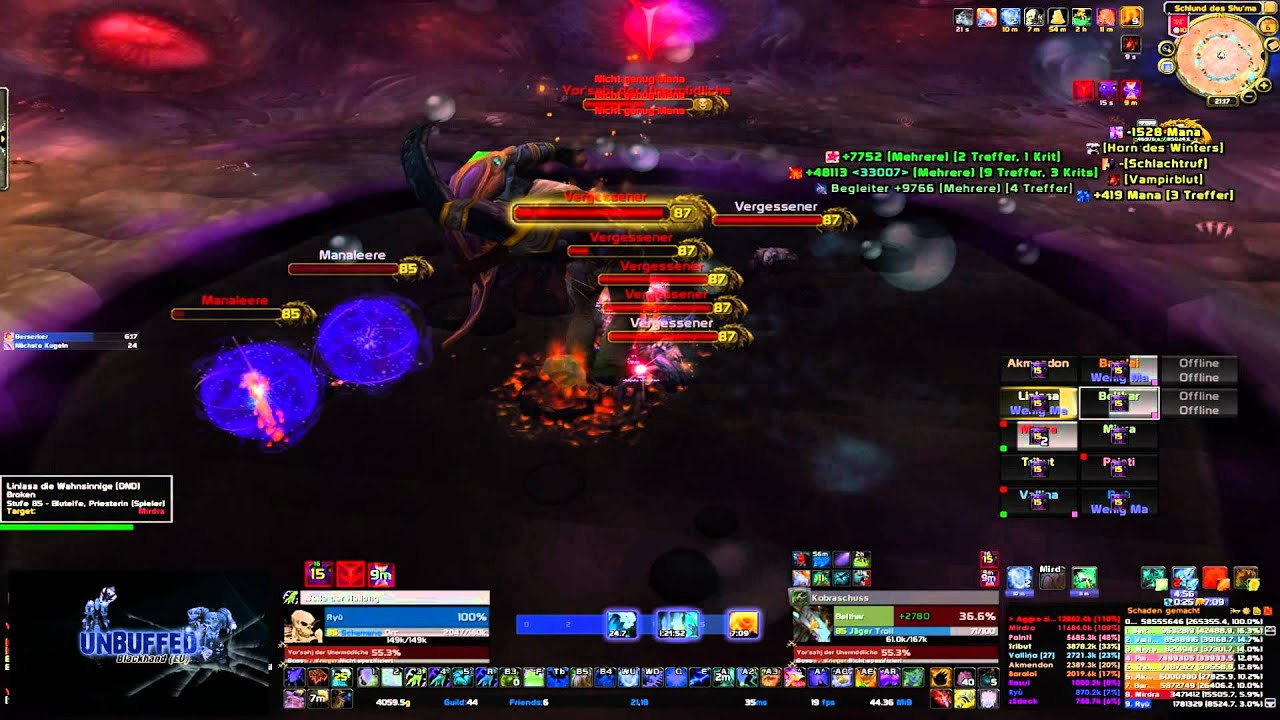 Unbuffed vs.Yor'sahj HC - YouTube
